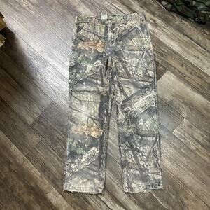 Carhartt Men's Camouflage Cargo Pants Relaxed Fit YKK Zip 34x32 Workwear Camo